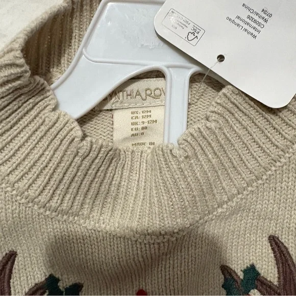 Cynthia Rowley Baby Girl 12 Month Christmas Reindeer Holiday Festive Outfit - Picture 3 of 3